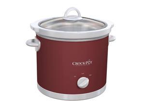 Crock Pot SCR300-RS 3 Quart Pattern Round Slow Cooker Red Crock Pot SCR300-RS 3 Quart Pattern Round Slow Cooker Red