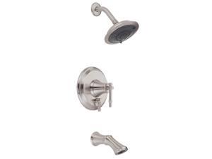Danze D500045BNT Tub Shower Faucet Trim Kit Showerhead Brushed Nickel No Valve Danze D500045BNT Tub Shower Faucet Trim Kit Showerhead Brushed Nickel No Valve
