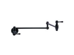Danze I D205057BS Opulence Wall-Mounted Potfiller in Satin Black Danze I D205057BS Opulence Wall-Mounted Potfiller in Satin Black