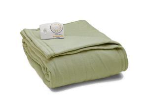 Biddeford 1001-903292-633 Comfort Knit Fleece Electric Heated Blanket Full Sage Biddeford 1001-903292-633 Comfort Knit Fleece Electric Heated Blanket Full Sage
