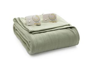 Biddeford 1003-903292-633 Comfort Knit Fleece Electric Heated Blanket Queen Sage Biddeford 1003-903292-633 Comfort Knit Fleece Electric Heated Blanket Queen Sage
