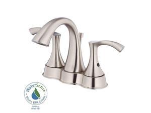 Danze I D301022BN Antioch 4 in. 2-Handle Bathroom Faucet in Brushed Nickel Danze I D301022BN Antioch 4 in. 2-Handle Bathroom Faucet in Brushed Nickel