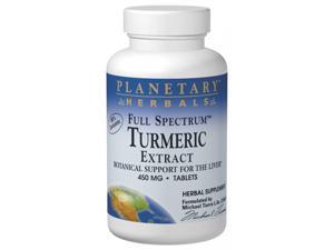 Planetary Herbals, Full Spectrum Turmeric Extract 450 mg 30 Tablets Planetary Herbals, Full Spectrum Turmeric Extract 450 mg 30 Tablets