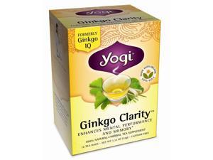 Yogi Ginkgo Clarity 16 Tea Bags Yogi Ginkgo Clarity 16 Tea Bags