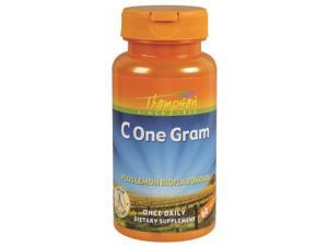 One Gram C with Lemon Bioflavonoids 1000mg - Thompson - 60 - Capsule One Gram C with Lemon Bioflavonoids 1000mg - Thompson - 60 - Capsule
