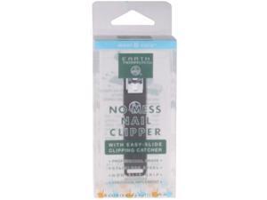 Earth Therapeutics No-Mess Nail Clipper with Easy Slide Clipping Catcher 1 Clipper Earth Therapeutics No-Mess Nail Clipper with Easy Slide Clipping Catcher 1 Clipper
