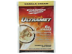 Champion Nutrition Low Carb Ultramet Vanilla Cream 60 - 2 Oz Packets Champion Nutrition Low Carb Ultramet Vanilla Cream 60 - 2 Oz Packets