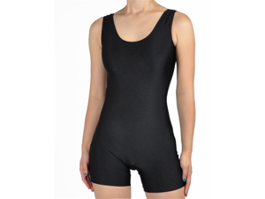 Black Gymnastics Lycra Biketard Unitard Black Gymnastics Lycra Biketard Unitard