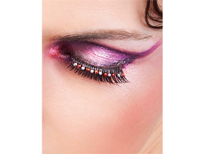 Black Red Rhinestone Eyelashes Baci Starlight Edition Black Red Rhinestone Eyelashes Baci Starlight Edition