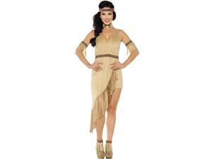 Dreamcatcher Womens Native American Halloween Costume-L Dreamcatcher Womens Native American Halloween Costume-L