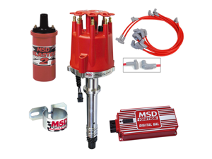 MSD Complete Ignition Kit Chevy SBC Digital 6AL Distributor Wires Coil Bracket MSD Complete Ignition Kit Chevy SBC Digital 6AL Distributor Wires Coil Bracket