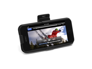 Aleratec Black Hard Snap-on and Holster Case Combo for iPhone 5 Aleratec Black Hard Snap-on and Holster Case Combo for iPhone 5