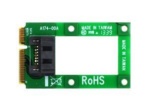Aleratec 52-Pin mSATA to 7-Pin SATA Converter Host Adapter Aleratec 52-Pin mSATA to 7-Pin SATA Converter Host Adapter