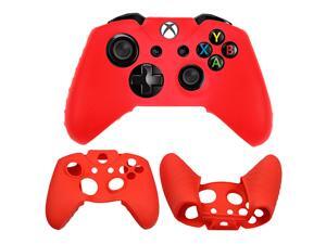 Silicone Skin Cap Protector Rubber Grip Case Cover for Microsoft Xbox One Gaming Game Controller - Red Color Silicone Skin Cap Protector Rubber Grip Case Cover for Microsoft Xbox One Gaming Game Controller - Red Color