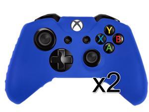 2 Pack Replacement Silicone Skin Case Cover Shield for XBox One - Blue 2 Pack Replacement Silicone Skin Case Cover Shield for XBox One - Blue