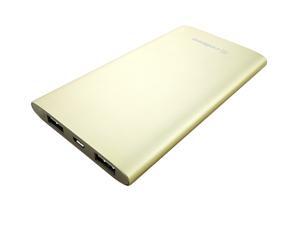 Cellevo Portable Battery Charger 10000mAh for All Smartphones/Tablets (5V/2.1A+5V/1.5A Dual Output) - Gold Cellevo Portable Battery Charger 10000mAh for All Smartphones/Tablets (5V/2.1A+5V/1.5A Dual Output) - Gold