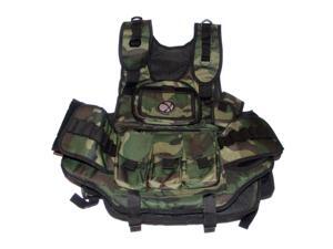 GXG Paintball Deluxe Tactical Vest - Woodland GXG Paintball Deluxe Tactical Vest - Woodland