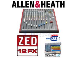 Allen & Heath ZED-12FX USB Mixer w/ Effects Allen & Heath ZED-12FX USB Mixer w/ Effects
