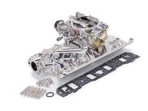 Edelbrock 20314 Single-Quad Manifold And Carb Kit Edelbrock 20314 Single-Quad Manifold And Carb Kit