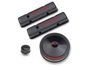 Proform 141-710 Chevy Carbon-Style Dress-Up Kit. Red Bowtie Emblem And Proform 141-710 Chevy Carbon-Style Dress-Up Kit. Red Bowtie Emblem And