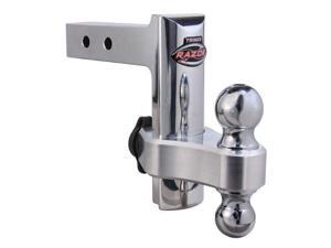 Trimax TRZ6AL 6" Aluminum Drop Hitch - Dual Hitch Ball Included Trimax TRZ6AL 6" Aluminum Drop Hitch - Dual Hitch Ball Included