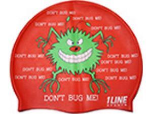 1Line Sports Don't Bug Me Silicone Swim Cap Orange 1Line Sports Don't Bug Me Silicone Swim Cap Orange