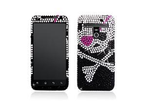 Pirate w/ Pink Patch Full Diamonds SnapOn Case Cover for Revolution Esteem Ms910 Pirate w/ Pink Patch Full Diamonds SnapOn Case Cover for Revolution Esteem Ms910