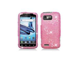 Pink Full Diamond Snap-On Hard Case Cover for Motorola Atrix 2 Mb865 Pink Full Diamond Snap-On Hard Case Cover for Motorola Atrix 2 Mb865