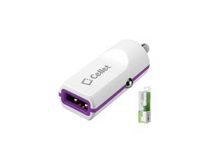 Universal Low Profile 5W 1 Amp USB Car Charger Adapter Purple Universal Low Profile 5W 1 Amp USB Car Charger Adapter Purple