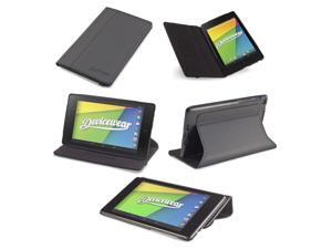 Slim Google Nexus 7 Version 2 (2013) case: The Ridge by Devicewear - Black Vegan Leather with Six Position Flip Stand With Auto Sleep/Wake (Cover Compatible Only with Google Nexus 7 Version 2 (2013) Slim Google Nexus 7 Version 2 (2013) case: The Ridge by Devicewear - Black Vegan Leather with Six Position Flip Stand With Auto Sleep/Wake (Cover Compatible Only with Google Nexus 7 Version 2 (2013)