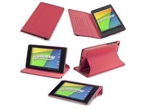 Slim Google Nexus 7 Version 2 (2013) case: The Ridge by Devicewear - Red Vegan Leather with Six Position Flip Stand With Auto Sleep/Wake (Cover Compatible Only with Google Nexus 7 Version 2 (2013) Slim Google Nexus 7 Version 2 (2013) case: The Ridge by Devicewear - Red Vegan Leather with Six Position Flip Stand With Auto Sleep/Wake (Cover Compatible Only with Google Nexus 7 Version 2 (2013)