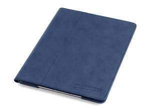 Thin Apple iPad Air 2 Case - Devicewear Ridge -Slim Blue Vegan Leather Case with Six Position Flip Stand and On/Off Switch Thin Apple iPad Air 2 Case - Devicewear Ridge -Slim Blue Vegan Leather Case with Six Position Flip Stand and On/Off Switch