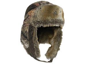 Outdoor Cap Company Mossy Oak Breakup Fleece Trapper Lined W/Fur Hat Outdoor Cap Company Mossy Oak Breakup Fleece Trapper Lined W/Fur Hat