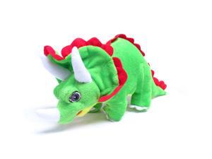 Standing Green Triceratop 12" by Wish Pets Standing Green Triceratop 12" by Wish Pets