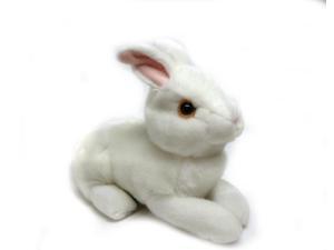 Realistic White Bunny 12" by Russ Berrie Realistic White Bunny 12" by Russ Berrie