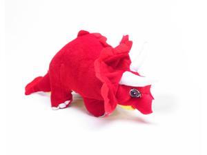 Standing Red Triceratop 12" by Wish Pets Standing Red Triceratop 12" by Wish Pets