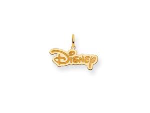 Disney's Logo Charm in 14 Karat Gold - 3/4 Inch Disney's Logo Charm in 14 Karat Gold - 3/4 Inch