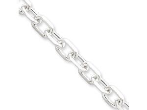 6.5mm, Sterling Silver, Diamond-Cut Cable Chain, 24 inch 6.5mm, Sterling Silver, Diamond-Cut Cable Chain, 24 inch