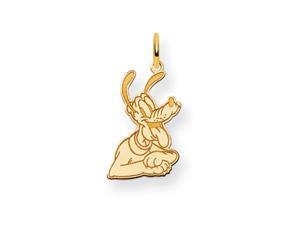 Disney's Pluto Charm in 14 Karat Yellow Gold - 5/8 Inch Disney's Pluto Charm in 14 Karat Yellow Gold - 5/8 Inch
