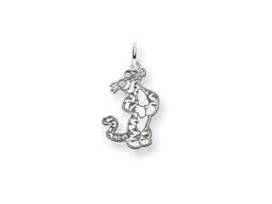 Disney's Tigger Charm in Sterling Silver - 3/4 Inch Disney's Tigger Charm in Sterling Silver - 3/4 Inch