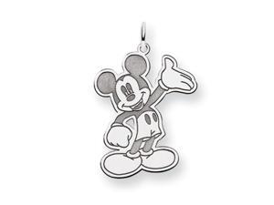 Disney's Large Waving Mickey Charm in Sterling Silver Disney's Large Waving Mickey Charm in Sterling Silver