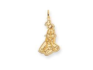 Disney's Goofy Charm in 14 Karat Gold - 7/8 Inch Disney's Goofy Charm in 14 Karat Gold - 7/8 Inch