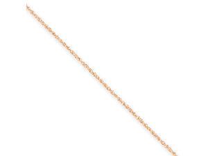 0.7mm, 14 Karat Rose Gold, Diamond-Cut Ropa Chain - 16 inch 0.7mm, 14 Karat Rose Gold, Diamond-Cut Ropa Chain - 16 inch