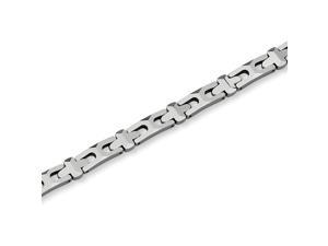 6mm Tungsten Crafted Polished Link Bracelet - 8.25 Inch 6mm Tungsten Crafted Polished Link Bracelet - 8.25 Inch