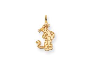 Disney's Tigger Charm in 14 Karat Gold - 3/4 Inch Disney's Tigger Charm in 14 Karat Gold - 3/4 Inch
