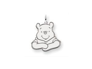 Disney's Winnie the Pooh Silhouette Pendant in Sterling Silver Disney's Winnie the Pooh Silhouette Pendant in Sterling Silver