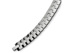 Tungsten Polished Link 8.5 Inch Bracelet Tungsten Polished Link 8.5 Inch Bracelet