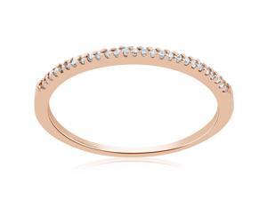 1/6ct Diamond Ring 14K Rose Gold 1/6ct Diamond Ring 14K Rose Gold