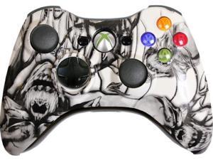Custom Xbox 360 Controller: White Nightmare Custom Xbox 360 Controller: White Nightmare