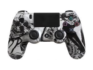 PlayStation 4 Dualshock 4 - Custom PS4 Controller with White Nightmare Shell PlayStation 4 Dualshock 4 - Custom PS4 Controller with White Nightmare Shell